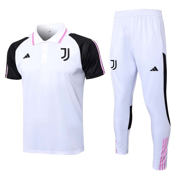 Polo Juventus Conjunto Completo 2023-2024 Blanco